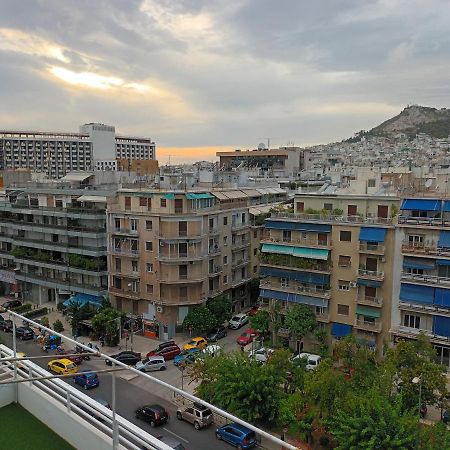 Top Floor Studio Near Metro&View&200Mbps Athen Exterior foto