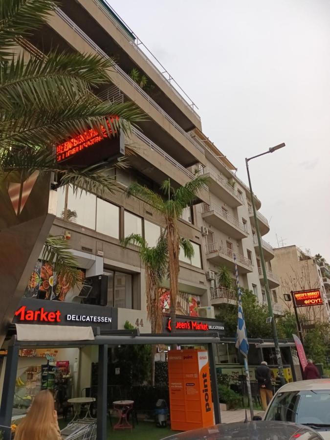 Top Floor Studio Near Metro&View&200Mbps Athen Exterior foto