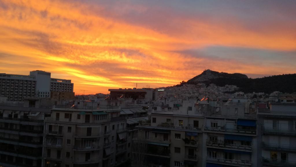 Top Floor Studio Near Metro&View&200Mbps Athen Exterior foto